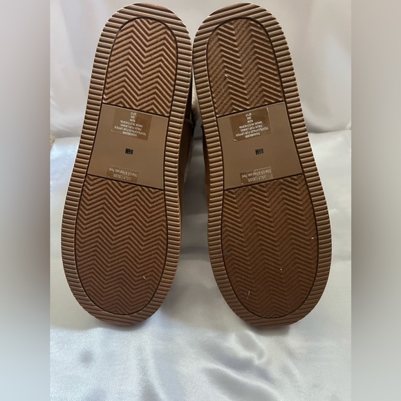 New Guess GGamburr Medium Brown Fabric Boots - Picture 5 of 7